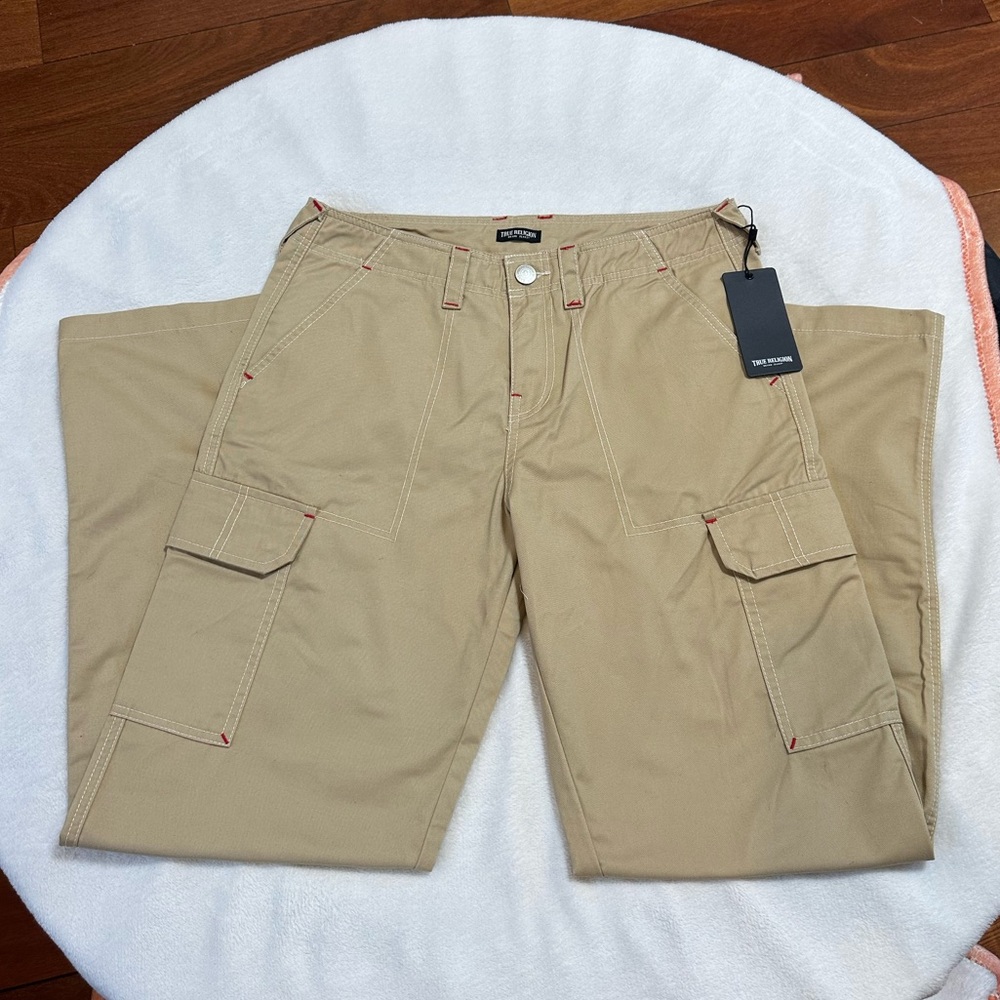True Religion Military Single Needle Cargo Pant - Picture 2 of 12